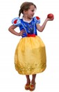 Carnaval Prinses Ariane blauw geel mt 104