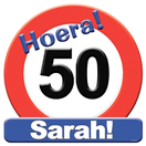 Huldeschild verkeersbord Sarah