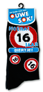 Sokken verkeersbord 16 jaar