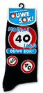 Sokken verkeersbord 40 jaar