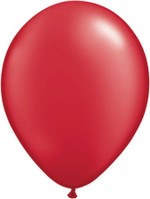 Ballon metallic rood