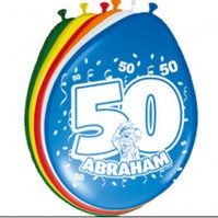 Ballon cijfer 50 Abraham