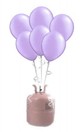 Helium Cilinder 50 met 30 x 12"" ballon lavendel