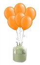 Helium Cilinder 50 met 30 x 12"" ballon oranje