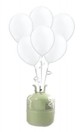 Helium Cilinder 50 met 30 x 12"" ballon wit