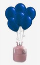 Helium Cilinder 50 met 30 x 12"" ballon donker blauw