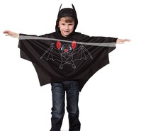 Halloween Kids Cape Vleermuis zwart