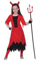 Halloween Kids duivel meisje mt 110