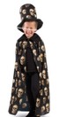 Halloween Kids Cape Skull mt Hoge Hoed