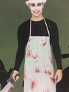 Halloween butcher Schort met bloed