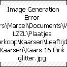 Cijfer 16 glitter roze