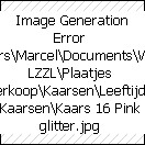 Cijfer 16 glitter roze