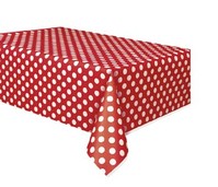 Polka Dots Tafelkleed rood