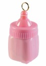 Ballon Gewicht Baby fles roze