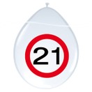 Ballon verkeersbord 21