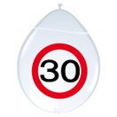 Ballon verkeersbord 30