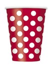 Polka Dots Beker rood