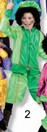Zwarte Piet B Kids 4-6 jaar nr 2 groen