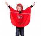 Halloween Kids Cape Duivel rood