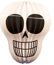 Lampion Skull wit