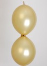 Doorknoop ballon Goud